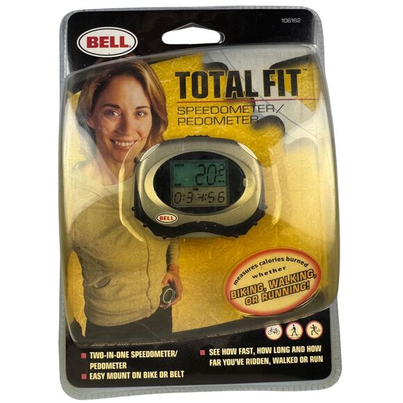 2003 Bell Sports Total‎ Fit Speedometer/Pedometer Biking Walking Running Sealed - Picture 1 of 8
